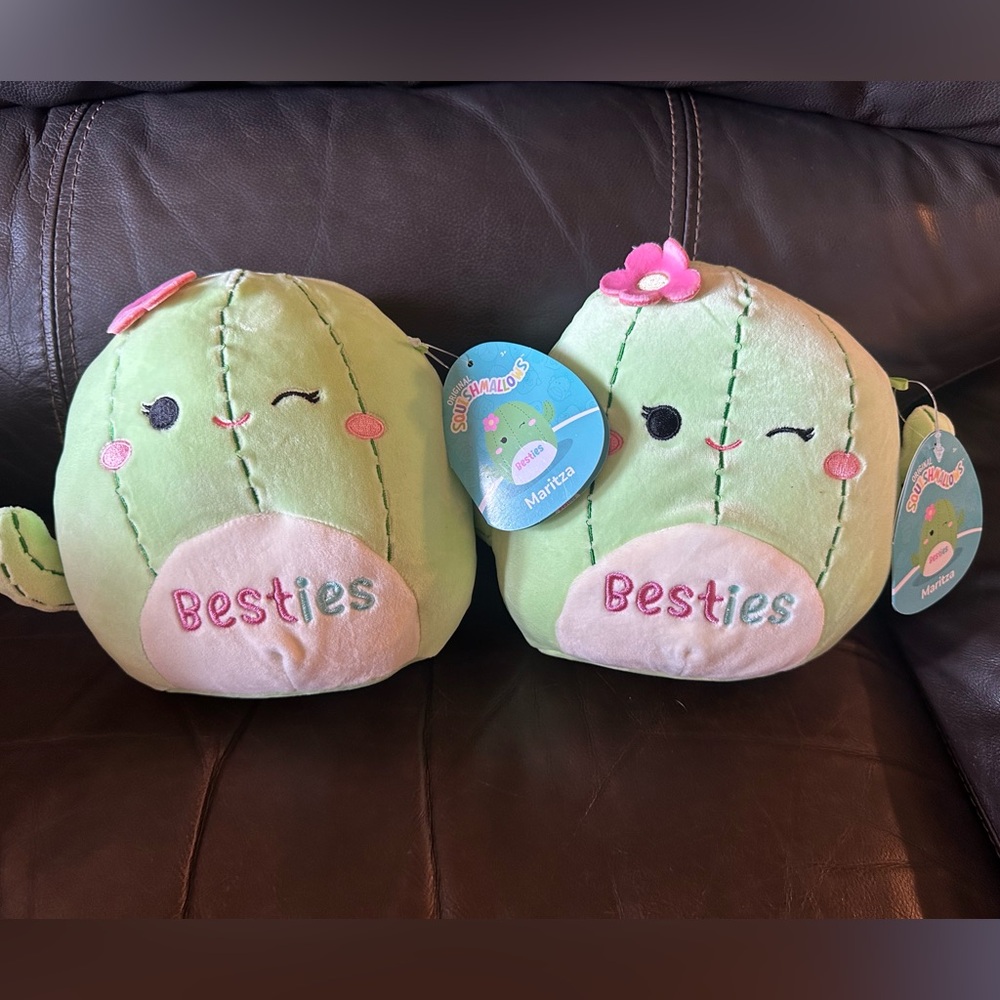 Besties Squishmallow Maritza the cactus pair 7” NWT